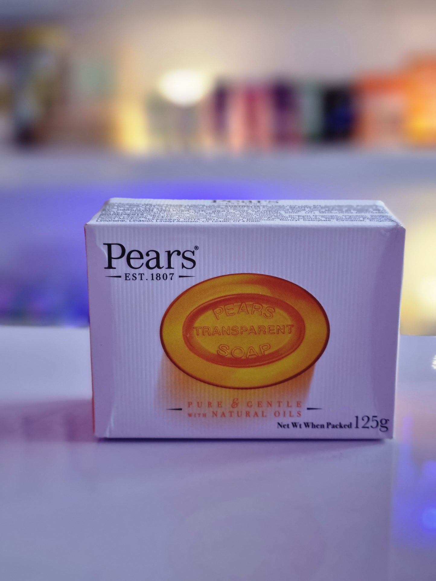 Pears Natural Oil Transparent Bar Soap