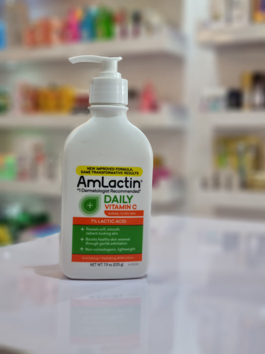 Amlacti Daily Vitamin C Body Lotion with 7% Lactic Acid