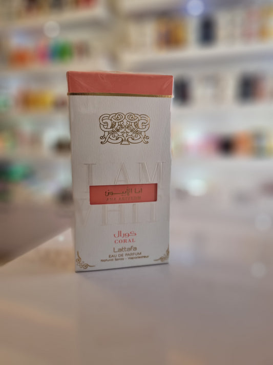 Ana Abiyedh coral perfume -lattafa