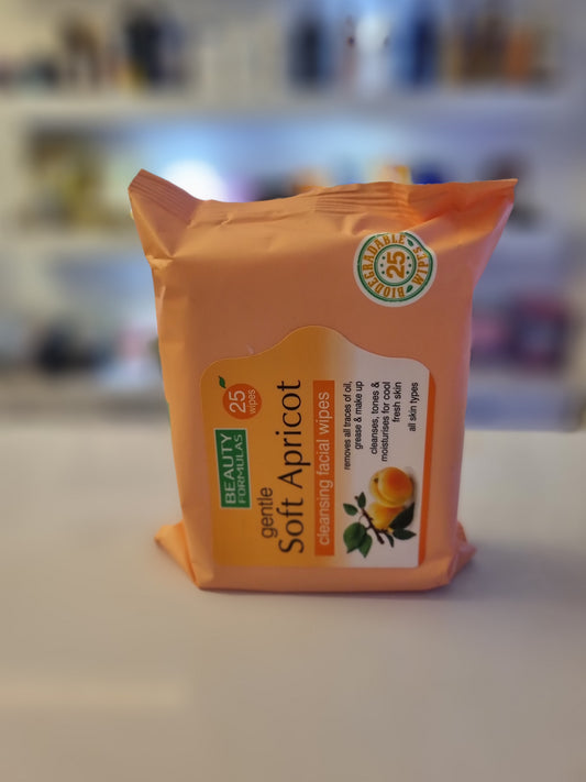 Beauty Formulas Soft Apricot Facial Wipes