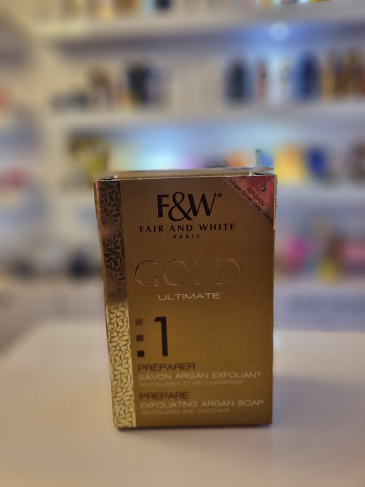 Fair & White Argan Exfoliating Bar Soap