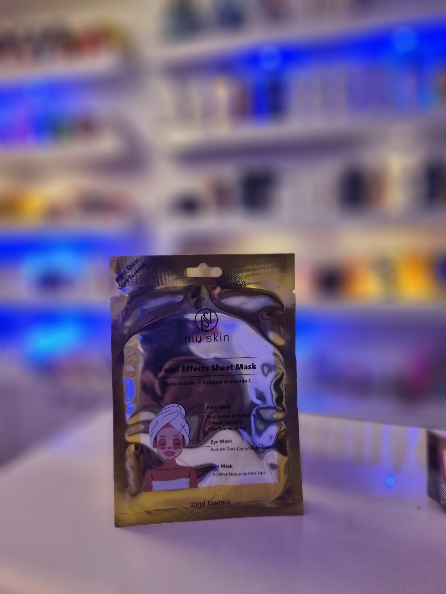 Niu Skin Face Sheet Mask Vitamin C,Collagen & AHA