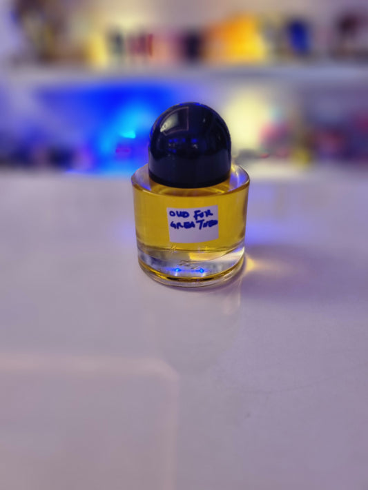 Perfume oil oud for greatness