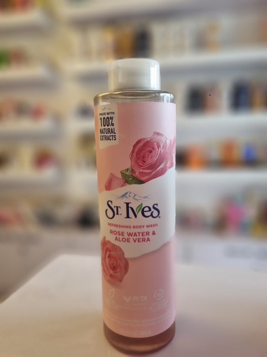 St Ives Rose Water & Aloe Vera Body Wash