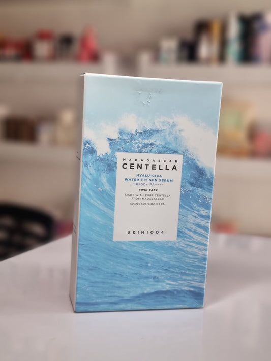 SKIN1004 Madagascar Centella Hyalu-Cica Water-Fit Sun Serum SPF50+ PA++++ (Twin Pack)